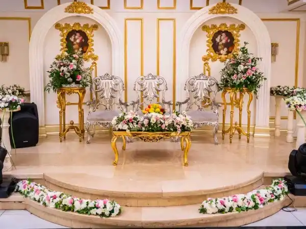 جشن عقد و عروسی در باشگاه تشریفاتی صاحبقرانیه، تهران