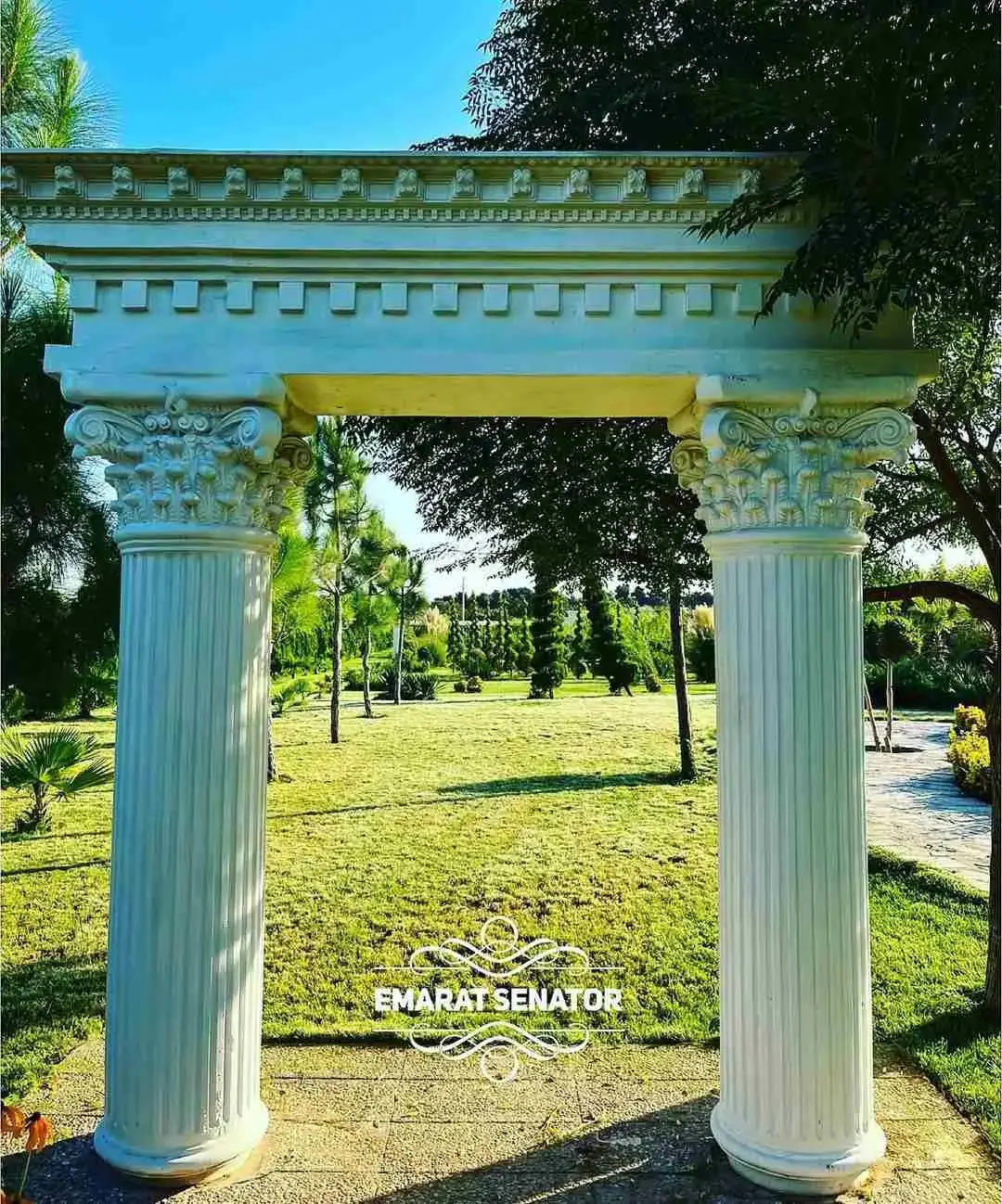 دکوراسیون باغ عمارت سناتور در تهران