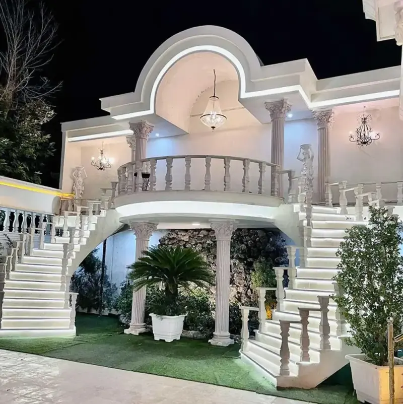 تصویر تالار باغ تالار هانیل در احمدآباد مستوفی
