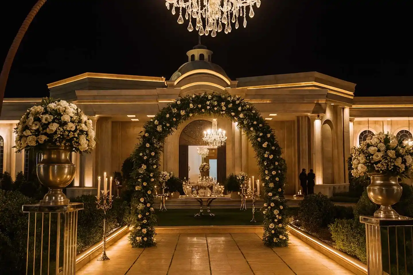 عروسی در باغ عمارت ملل، تهران