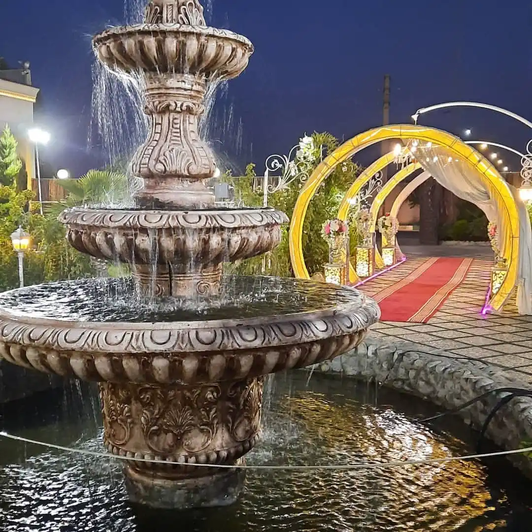 برگزاری مراسم عروسی در باغ تالار ملکه، تهران